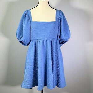 Free People Violet Women's Size M Light Blue Mini Dress NWT